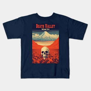 Death Valley National Park Vintage Travel  Poster Kids T-Shirt